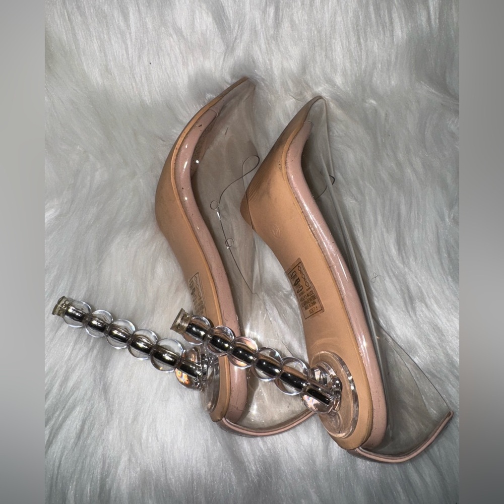 Azalea Wang Tan Pointed Toe Heels With Classic Pu… - image 7